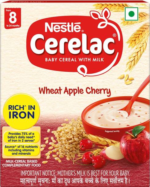 Nestle Cerelac Wheat Apple Cherry Cereal