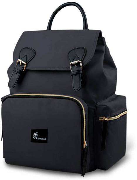 R for Rabbit Caramello Bliss Back Pack Diaper Bags - Waterproof Mother Bag (Black) Diaper Bag For Mom