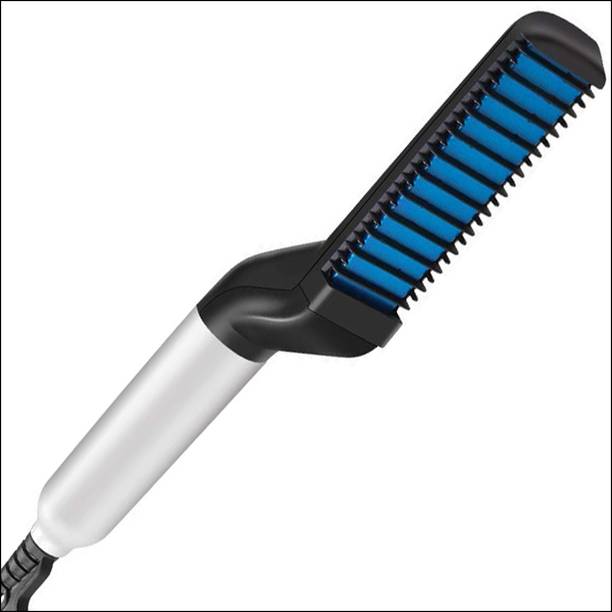 MSD Professional Solid Ceramic Anti-Static Hair Styling Salon Approved 10W Beard Hair Straightener Brush With 1 Heat Settings (2 Year warranty) 01 Hair Straightener