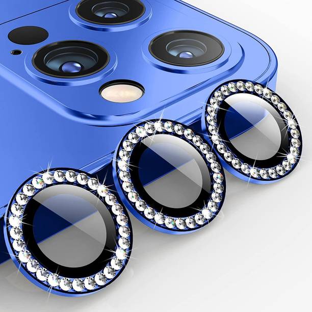 Casesily Camera Lens Protector for Apple iPhone 12 Pro Diamond Lens Ring Protector Scratch Resistant