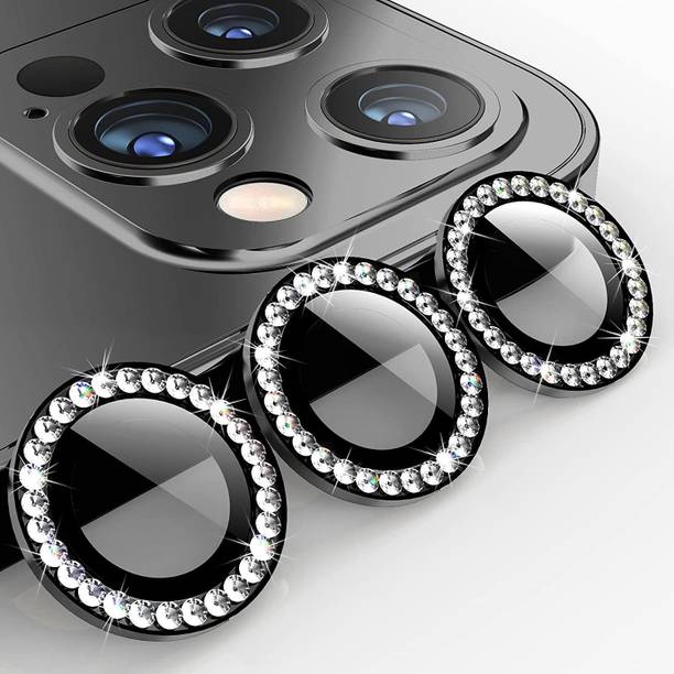Mobilive Camera Lens Protector for Apple iPhone 12 Pro Diamond Lens Ring Protector Scratch Resistant