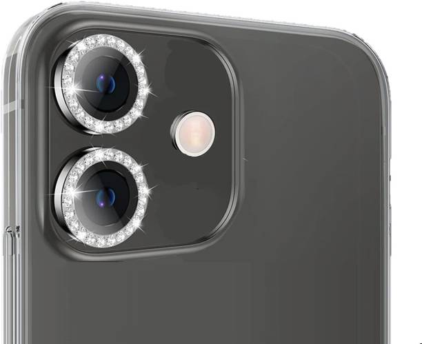 Mobilive Camera Lens Protector for Apple iPhone 12 Mini Diamond Lens Ring Protector Scratch Resistant