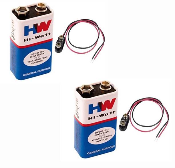 POWBATT 9 Volt HW battery with Connector  Battery