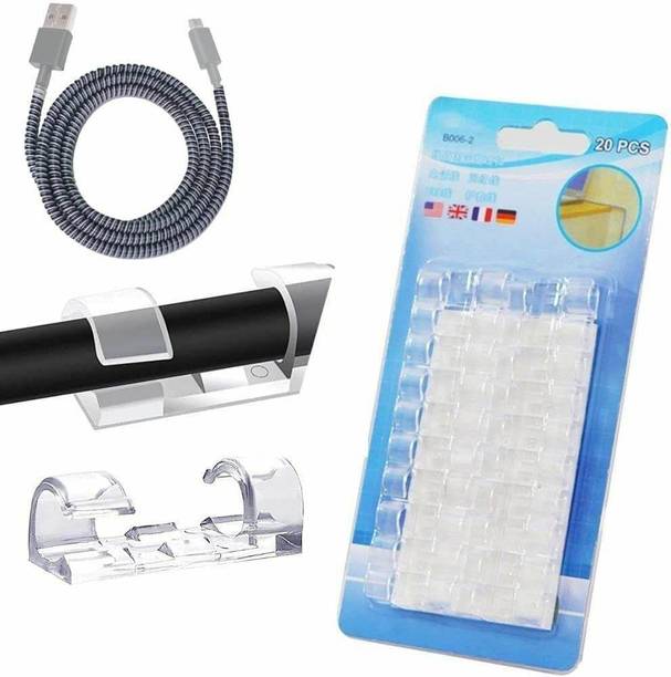 Nature Green cabel wire clip 16pc Cable Protector