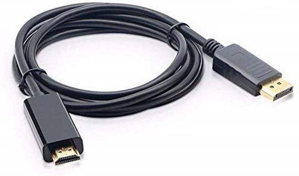 microware HDMI Cable 1.5 m DisplayPort to HDMI cable (DP male to HDMI male)