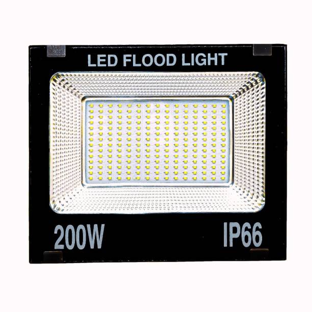 Gesto 200 Watt Ultra Thin Slim Ip66 LED Flood Outdoor Light Cool White Waterproof--Pack of 1 Flood Light Outdoor Lamp