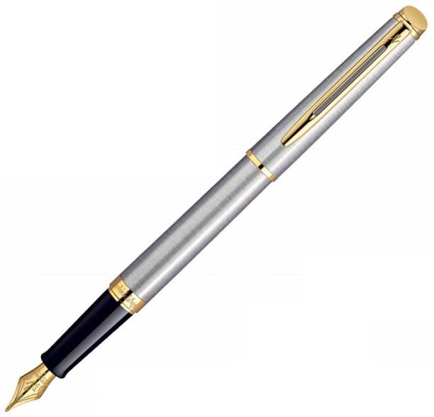 Waterman HEMISPHERE STAINLESS STEEL GT FP (Medium Nib) Fountain Pen
