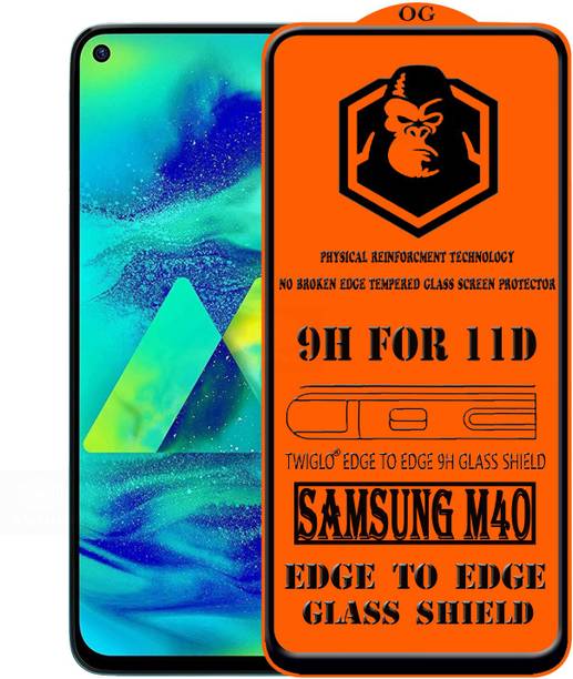 TWIGLO Edge To Edge Tempered Glass for SAMSUNG M40