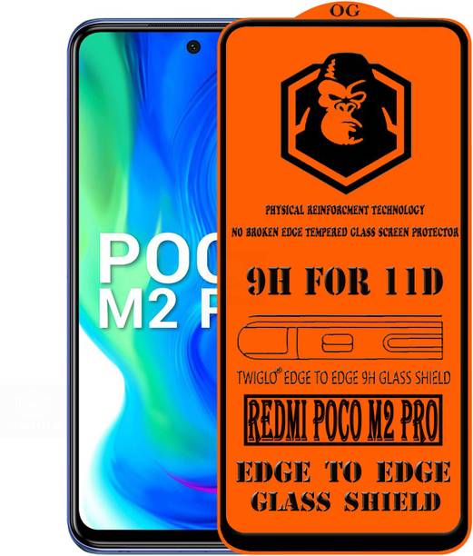 TWIGLO Edge To Edge Tempered Glass for REDMI POCO M2 PRO