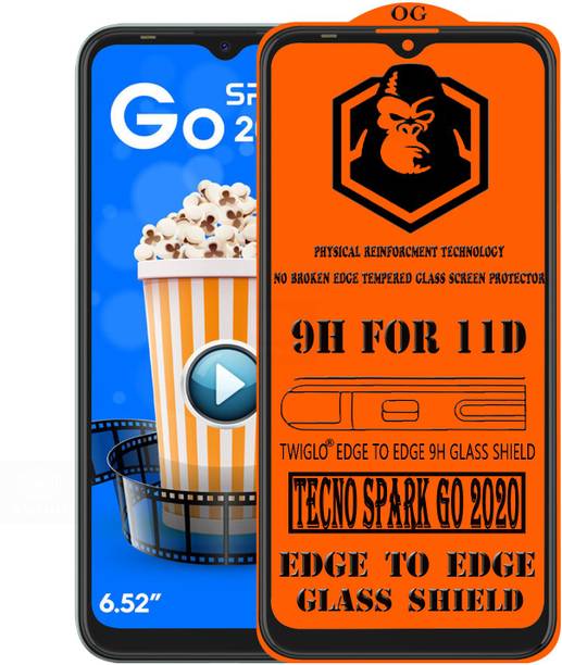 TWIGLO Edge To Edge Tempered Glass for TECNO SPARK GO 2020