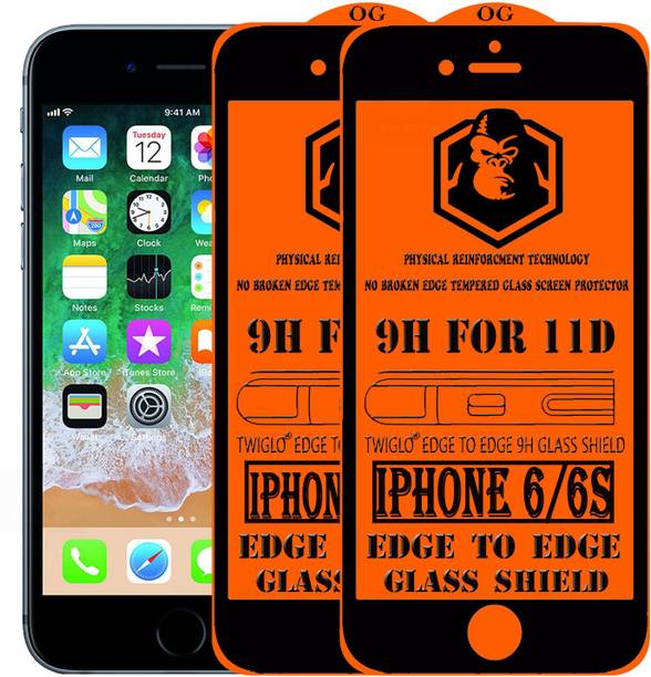 TWIGLO Edge To Edge Tempered Glass for Apple iPhone 6