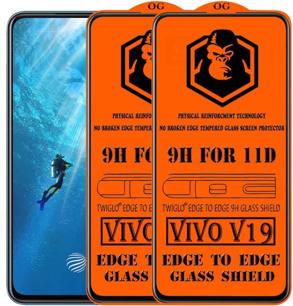 TWIGLO Edge To Edge Tempered Glass for VIVO V19