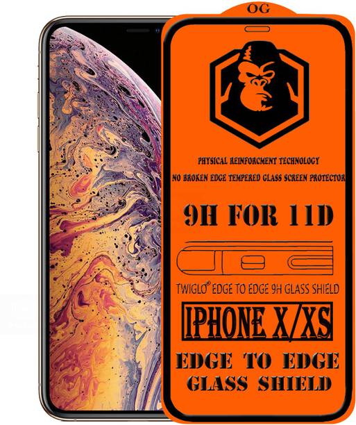 TWIGLO Edge To Edge Tempered Glass for Apple iPhone X
