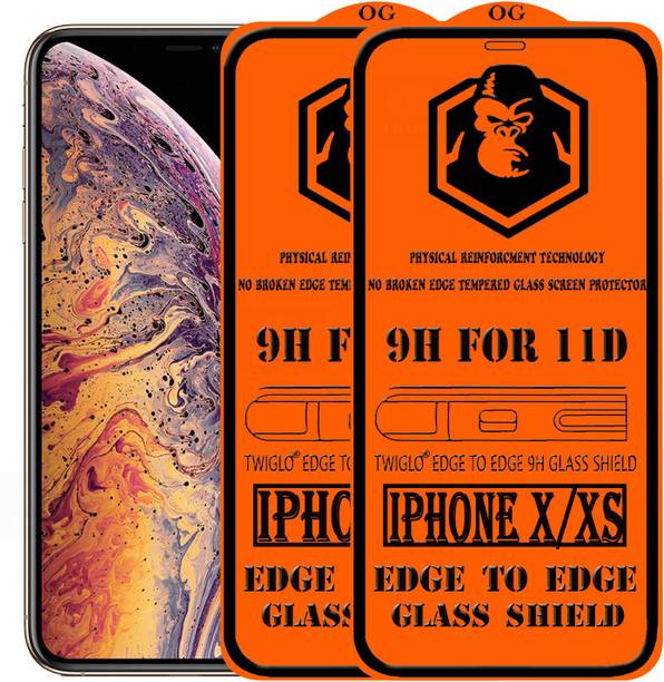 TWIGLO Edge To Edge Tempered Glass for Apple iPhone X