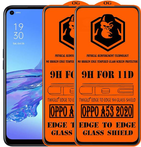 TWIGLO Edge To Edge Tempered Glass for OPPO A53 2020