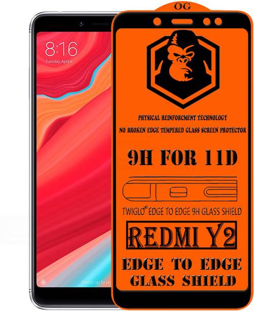TWIGLO Edge To Edge Tempered Glass for Mi Redmi Y2