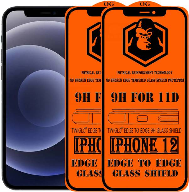 TWIGLO Edge To Edge Tempered Glass for IPHONE 12