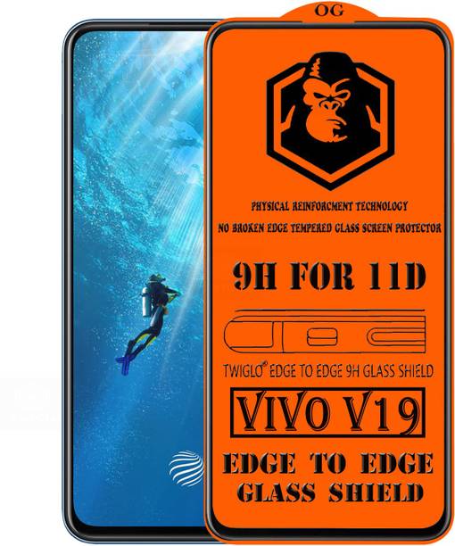TWIGLO Edge To Edge Tempered Glass for VIVO V19