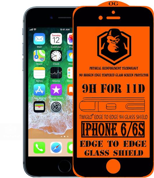 TWIGLO Edge To Edge Tempered Glass for Apple iPhone 6