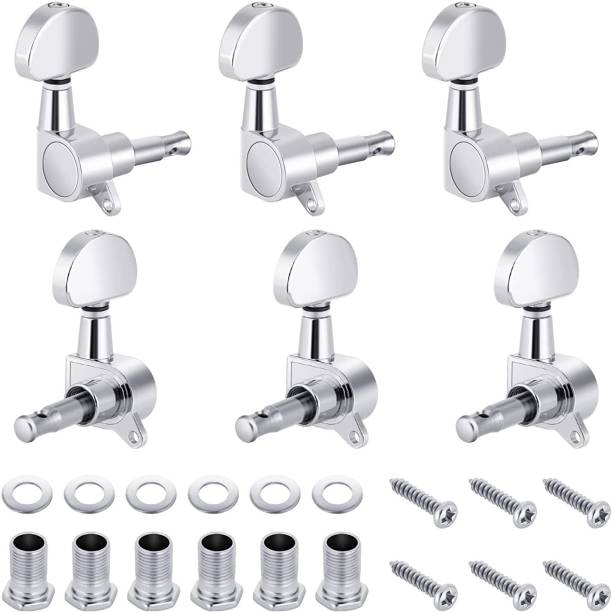 TechBlaze 6 Pieces Guitar String Tuning Pegs Tuner For Acoustic Guitar Manual Analog Tuner