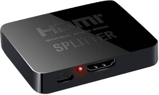 microware TV-out Cable HDMI Splitter 4K@60Hz,1 in 2 Out, HDMI2.0b Splitter for Dual Monitors