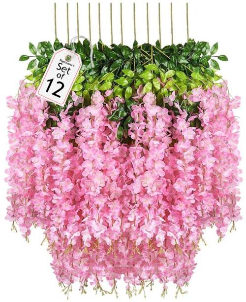 Supremier Pink Westeria Artificial Flower