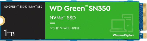WESTERN DIGITAL WD Green Nvme SN350 1 TB Desktop, Laptop Internal Solid State Drive (SSD) (WDS100T3G0C)