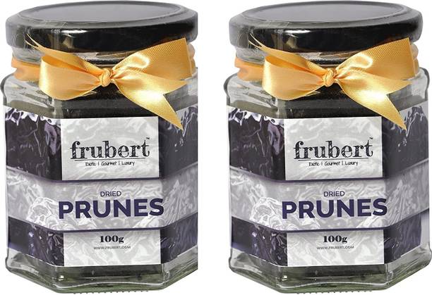frubert European Dried Prunes without added sugar-Unsweetened Dry Fruits-200 gm Prunes