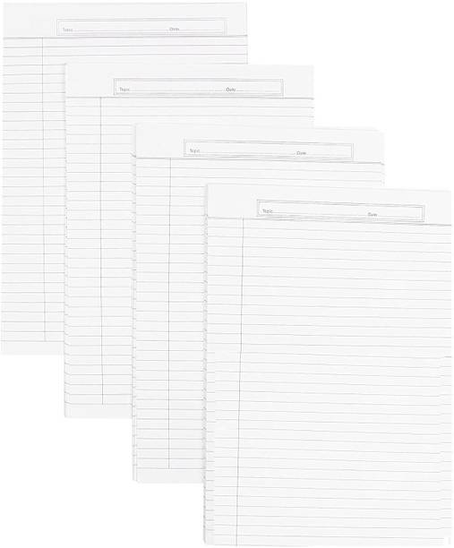 KRASHTIC Project Sheet 90 GSM A4 Size for School Assignment Set of 60 Sheets Both Side Ruled A4 90 gsm Project Paper