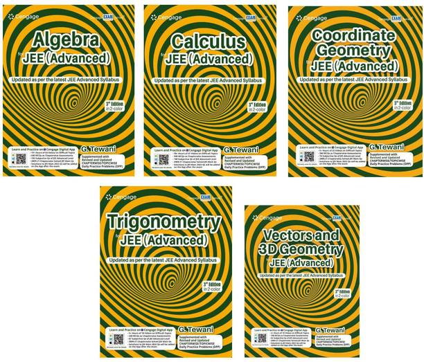 Cengage JEE ( Mains & Advanced ) Mathematics (5 Books Set )(Algebra,Calculus,Trigonometry,Coordinate Geometry,Vector And 3D Geometry) 2022