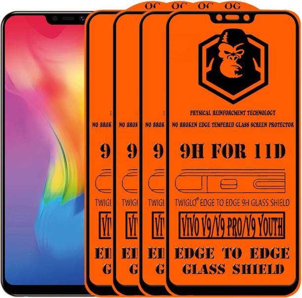 TWIGLO Edge To Edge Tempered Glass for Vivo V9