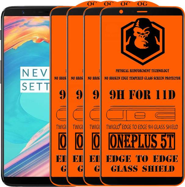 TWIGLO Edge To Edge Tempered Glass for OnePlus 5T
