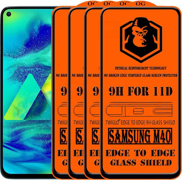 TWIGLO Edge To Edge Tempered Glass for SAMSUNG M40