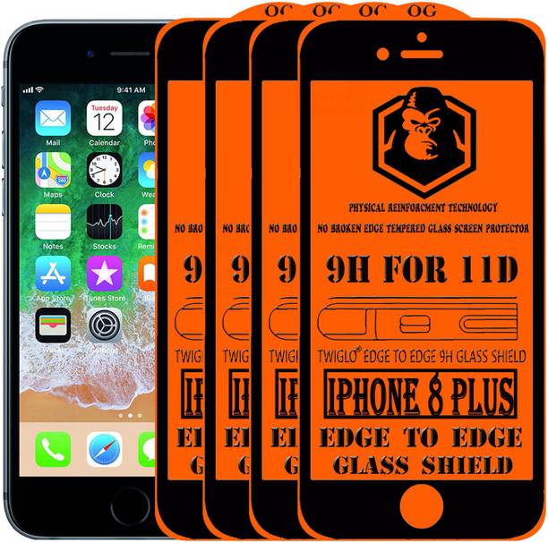 TWIGLO Edge To Edge Tempered Glass for Apple iPhone 8 Plus