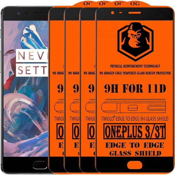 TWIGLO Edge To Edge Tempered Glass for OnePlus 3T