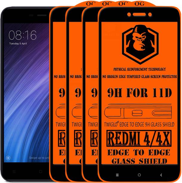 TWIGLO Edge To Edge Tempered Glass for Mi Redmi 4