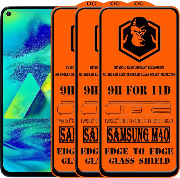 TWIGLO Edge To Edge Tempered Glass for SAMSUNG galaxy M40