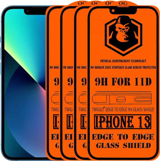 TWIGLO Edge To Edge Tempered Glass for Apple iPhone 13