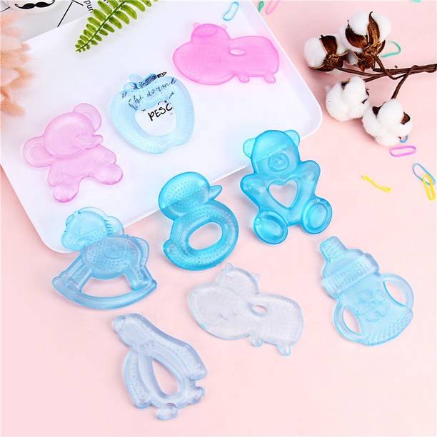 Mini Baby The Baby Store 4 PCS BPA-Free Non Toxic Toddler and Infant Baby Silicone Tooth Gel Teether Teether