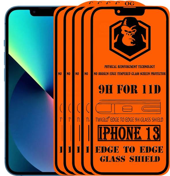 TWIGLO Edge To Edge Tempered Glass for Apple iPhone 13