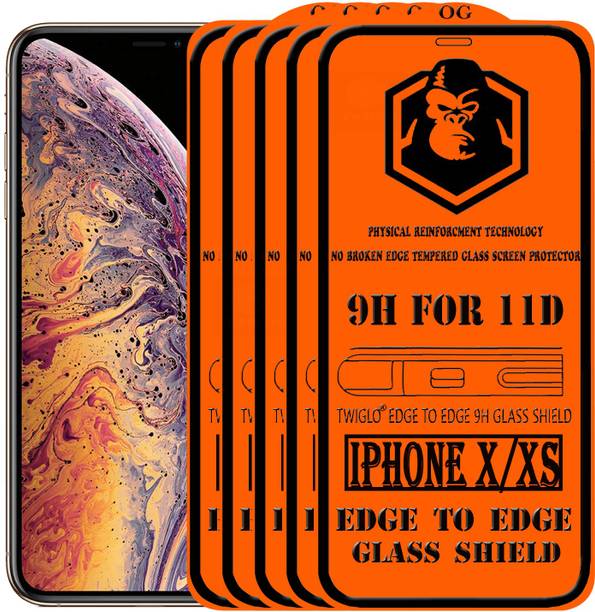 TWIGLO Edge To Edge Tempered Glass for Apple iPhone X