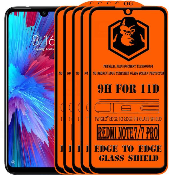 TWIGLO Edge To Edge Tempered Glass for REDMI NOTE 7 PRO