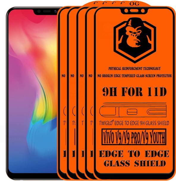 TWIGLO Edge To Edge Tempered Glass for Vivo V9