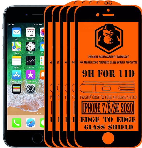 TWIGLO Edge To Edge Tempered Glass for Apple iPhone 8