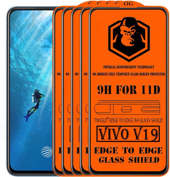 TWIGLO Edge To Edge Tempered Glass for VIVO V19
