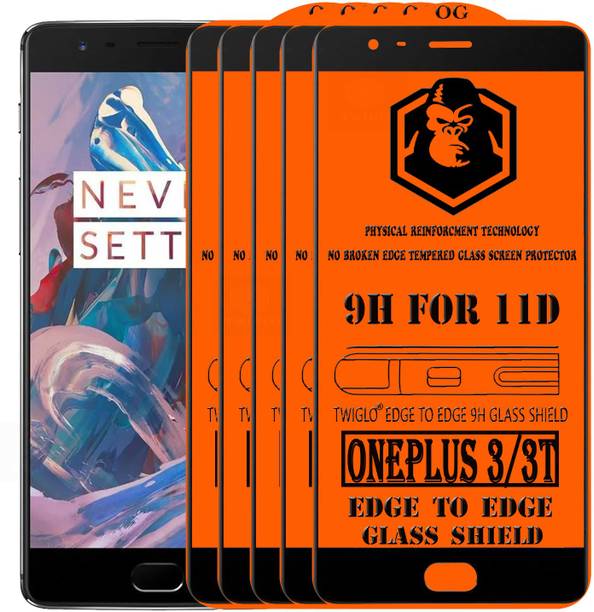 TWIGLO Edge To Edge Tempered Glass for OnePlus 3T