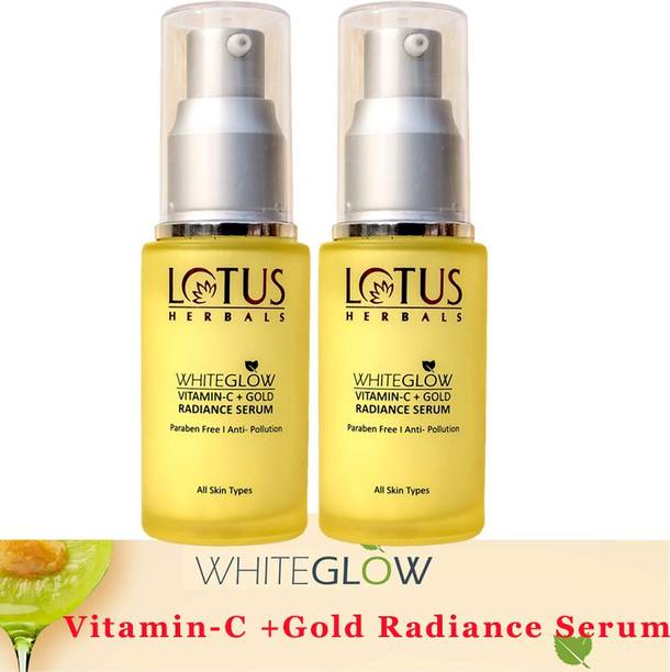 LOTUS HERBALS Whiteglow Vitamin-C+ Gold Radiance Serum ( Pack of 2 ) ( 30ml 2 )