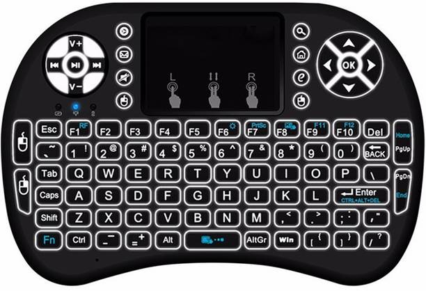Wifton Backlit keyboard Mini Wireless Keyboard 2.4G with Touchpad-X22 Bluetooth Handheld Multi-device Keyboard Compatible with Desktop, Laptop, Mac