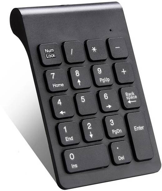 Wifton Wireless Mini Number Keypad 18 Keys Digital Numeric Keyboard-IX2 Wireless Handheld Laptop Keyboard Compatible with Desktop, Laptop, Mac
