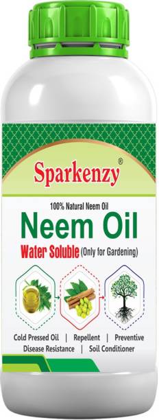 SparKenzy Neem Oil for Garden Plants use (100 ml) Manure Manure, Fertilizer, Potting Mixture